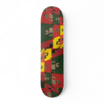 Unique Floppy discs Custom Skate Board