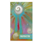 Unique fun colourful artsy inspirational painting business cards