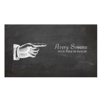 Unique Grunge Style Vintage Black Business business cards
