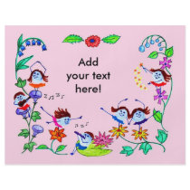 Unique Hand-Drawn Special Message Frame!
