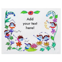 Unique Hand-Drawn Special Message Frame!