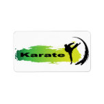Unique Karate Labels