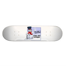 Unique Like A Snowflake Skateboard