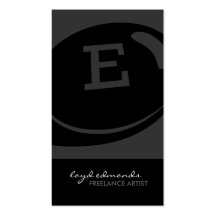 Unique Monogram Business Cards