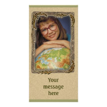 Unique photo frame with your message photo card