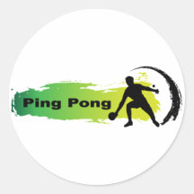 Unique Ping Pong Stickers