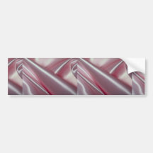 Unique Pink satin Bumper Sticker