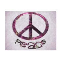 Unique Pretty Peace Sign Postcards