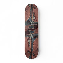 Unique Red Brick (Close-up) Skateboards