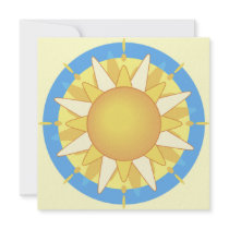 Unique Sun Invitations