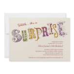 Unique Surprise Party Invitations