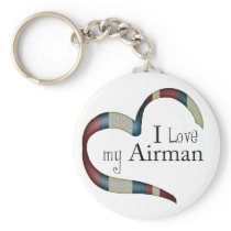 Unique Symbol: I love my airman keychain