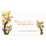 Unique Tree Theme Interior Design Business Cards