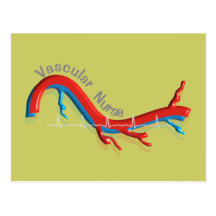 Unique Vascular Nurse Gifts Post Card