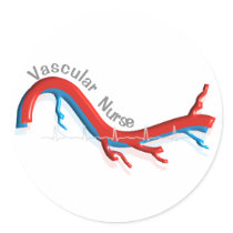 Unique Vascular Nurse Gifts Stickers