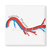 Unique Vascular Physician Gifts Fridge Magnet