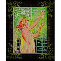 Unique Vintage Absinthe Green Fairy
