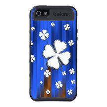 Unique White Shamrocks iPhone 5 skinitcase iPhone 5 Cases