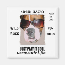UNIR1 RADIO MAGNET WITH BOXER HEAD