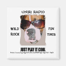 UNIR1 RADIO MAGNET WITH BOXER HEAD