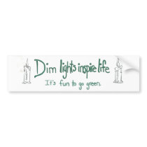 Unirondack 2010 Dim Lights Bumper Sticker