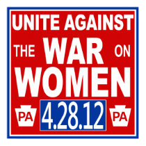 Unite Against the War on Women posters