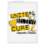UNITE BELIEVE CURE Appendix Cancer Card