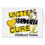 UNITE BELIEVE CURE Childhood Cancer Card