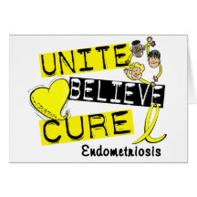 UNITE BELIEVE CURE Endometriosis Cards