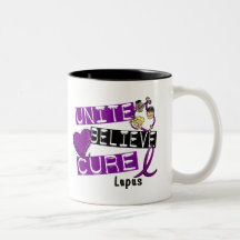 UNITE BELIEVE CURE Lupus Coffee Mugs