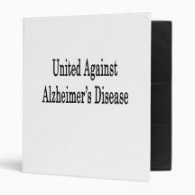 United Against Alzheimer's Disease Vinyl Binder