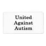 United Against Autism Personalised Shipping Labels