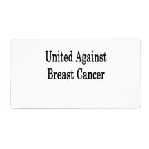 United Against Breast Cancer Custom Shipping Labels