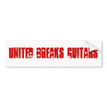 United Breaks Guitars Bumper Stickers