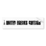 United Breaks Guitars bumper stickers
