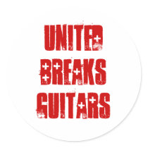 United Breaks Guitars Sticker