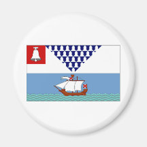 United Kingdom Belfast Flag Magnets