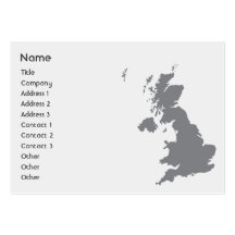 United Kingdom - Chubby Business Cards