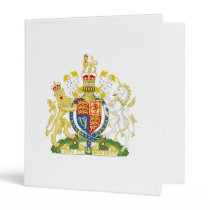 United Kingdom Coat of Arms Binder binders