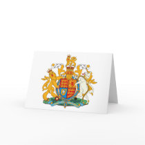 United Kingdom Coat of Arms Greeting Card