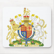 United Kingdom Coat of Arms Mousepad mousepads