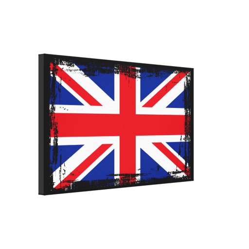 United Kingdom Flag Gallery Wrap Canvas