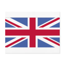 UNITED KINGDOM FLAG POST CARD