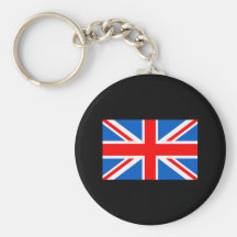 United Kingdom Flag T-shirts and Gifts Keychain