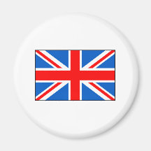 United Kingdom Flag T-shirts and Gifts Fridge Magnets
