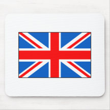 United Kingdom Flag T-shirts and Gifts Mouse Pads