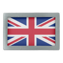 United Kingdom National Flag Rectangular Belt Buckles