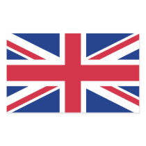 United Kingdom National Flag Rectangle Sticker