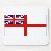 United Kingdom Naval Ensign White Ensign Mouse Pads