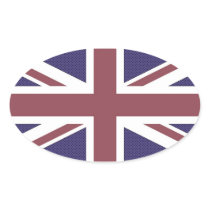 united kingdom oval stickers